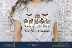 Halloween Book Lover PNG| Fall Reading Design Product Image 3
