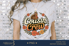 Cousin Crew Thanksgiving PNG |Fun Fall Shirt Design Product Image 3