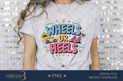 Wheels or Heels Gender Reveal PNG|Gender Reveal Party Product Image 3