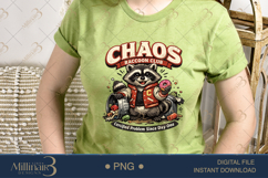 Chaos Raccoon Club PNG, Funny Raccoon Sublimation Design, Ce Product Image 3