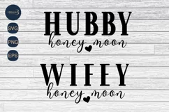 Hubby and Wifey Honeymoon SVG PNG Sublimation|Marriage Svg Product Image 3