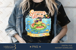 Summer Lovin’ Teacher PNG Cute Teacher Summer Clipart | Beach Product Image 3