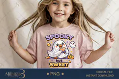 Spooky But Sweet PNG, Cute Ghost Goose PNG, Halloween Goose Product Image 3