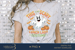 This Is My Scary Lunch Lady Costume PNG |Spooky School Cafet Product Image 3