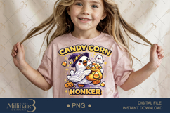 Candy Corn Honker PNG, Cute Halloween Goose PNG, Ghost Goose Product Image 3