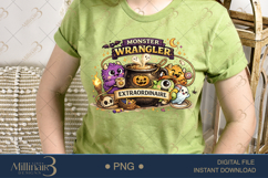 Monster Wrangler Extraordinaire PNG, Funny Halloween Teacher Product Image 3