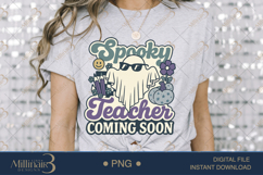 Spooky Teacher Coming Soon PNG | Halloween Sublimation Desig Product Image 3