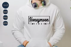 Honeymoon Vibes SVG PNG Sublimation|Marriage Svg|Wedding SVG Product Image 3