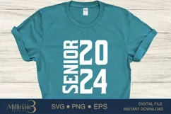 Senior 2024 SVG PNG Sublimation | Class of 2024|Graduation Product Image 3