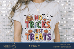 No Tricks Just Treats Halloween PNG Product Image 3