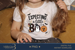 Expecting a Little Boo PNG |Halloween Pregnancy Announcemen Product Image 2