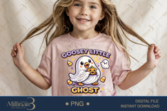 Goosey Little Ghost PNG, Cute Ghost Goose PNG, Halloween Dig Product Image 3