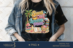 Suns Out Lesson Plans PNG Cute Teacher Summer Clipart | Brig Product Image 3