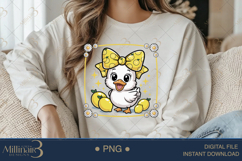 Lemon Goose PNG |Cute Summer Clipart with Cottagecore Vibes Product Image 3
