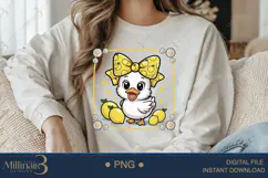 Lemon Goose PNG |Cute Summer Clipart with Cottagecore Vibes Product Image 3