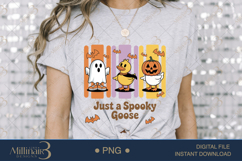 Just a Spooky Goose Sublimation PNG| Happy Hallowe Product Image 3