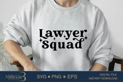 Lawyer SquadSVG PNG Sublimation |Law Graduate SVG Product Image 3