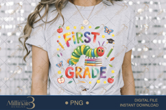First Grade Caterpillar PNG Inspirational Quote Product Image 3
