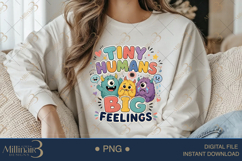 Tiny Humans Big Feelings PNG, Cute Social Emotional Learning Product Image 3