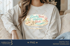 Sandy Toes Happy Soul PNG, Crochet Beach Sublimation Design, Product Image 3