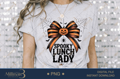 Spooky Lunch Lady PNG |Spooky School Cafeteria Staff Product Image 3