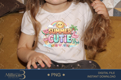 Cute Summer PNG Design, Kawaii Summer Cutie Clipart, Pastel Product Image 3