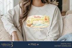 Coastal Crochet Summer Bundle PNG,Beach Sublimation Desi Product Image 4