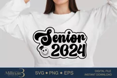 Senior 2024 SVG PNG Sublimation | Class of 2024 |Graduation Product Image 3