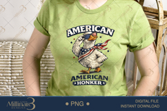 American Honker PNG, Funny Patriotic Goose Sublimation Desig Product Image 3