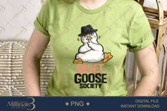 Quiet Goose Society PNG, Funny Introvert Goose Sublimation D Product Image 3