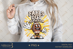 Fun Fall Football PNG | Falls Out All Season Design | Game D Product Image 3