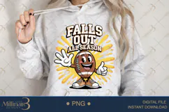 Fun Fall Football PNG | Falls Out All Season Design | Game D Product Image 3