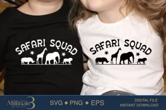 Safari SquadSVG PNG Sublimation |Family Zoo Trip , Safari Cr Product Image 3