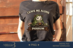 Leave Me Alone Possum PNG, Funny Introvert Possum Sublimatio Product Image 3