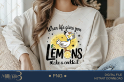 When Life Gives You Lemons Make Lemonade PNG | Cheerful Summ Product Image 2