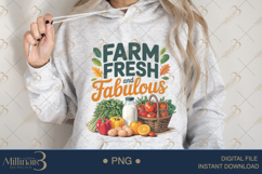 Farm Fresh and Fabulous PNG | Rustic Country Sublimation Cli Product Image 3