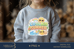Cool Kid Summer PNG, Cute Kawaii Beach Clipart with Sunglass Product Image 4