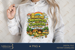Making Memories One Campsite at a Time PNG, Retro Camping Su Product Image 4