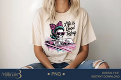 Life Is Good Today PNG Positive Vibes Sublimation Design Product Image 4