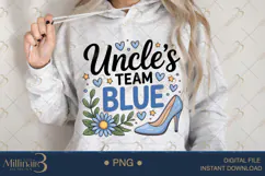 Uncle’s Team Blue PNG |Gender Reveal Party Product Image 3
