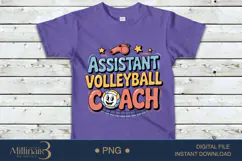 Assistant Volleyball Coach PNG | Funny Baby Onesie PNG Product Image 4
