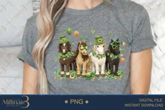 St Patricks Day Horse PNG, Lucky Shamrock Horses Clipart, Cu Product Image 4