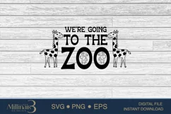 We're Going To The Zoo  SVG PNG Sublimation|Students School Product Image 4