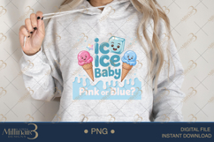 Ice Ice Baby Pink or Blue? PNG |Gender Reveal Party Product Image 4