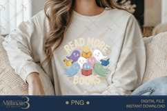 Read More Books PNG | Cozy Fall Bookish Design Product Image 4