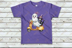 Halloween Ghost Cat Kids PNG |Cute Spooky Kitty Design Product Image 4