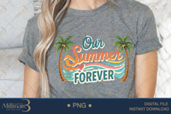 Our Summer Forever PNG Cute Tropical Love Quote Design | Bea Product Image 4