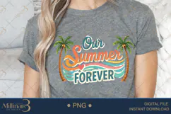 Our Summer Forever PNG Cute Tropical Love Quote Design | Bea Product Image 4