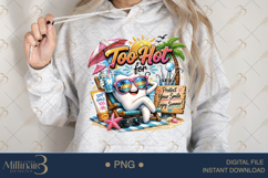 Too Hot for Cavities PNG, Funny Dental Assistant Summer Desi Product Image 4