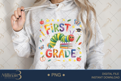 First Grade Caterpillar PNG Inspirational Quote Product Image 4